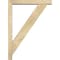 Ekena Millwork Traditional Block Rough Sawn Bracket w/ Offset Brace, Douglas Fir, 4"W x 22"D x 30"H BKT0402X22X30TRA05RDF - alternate 4